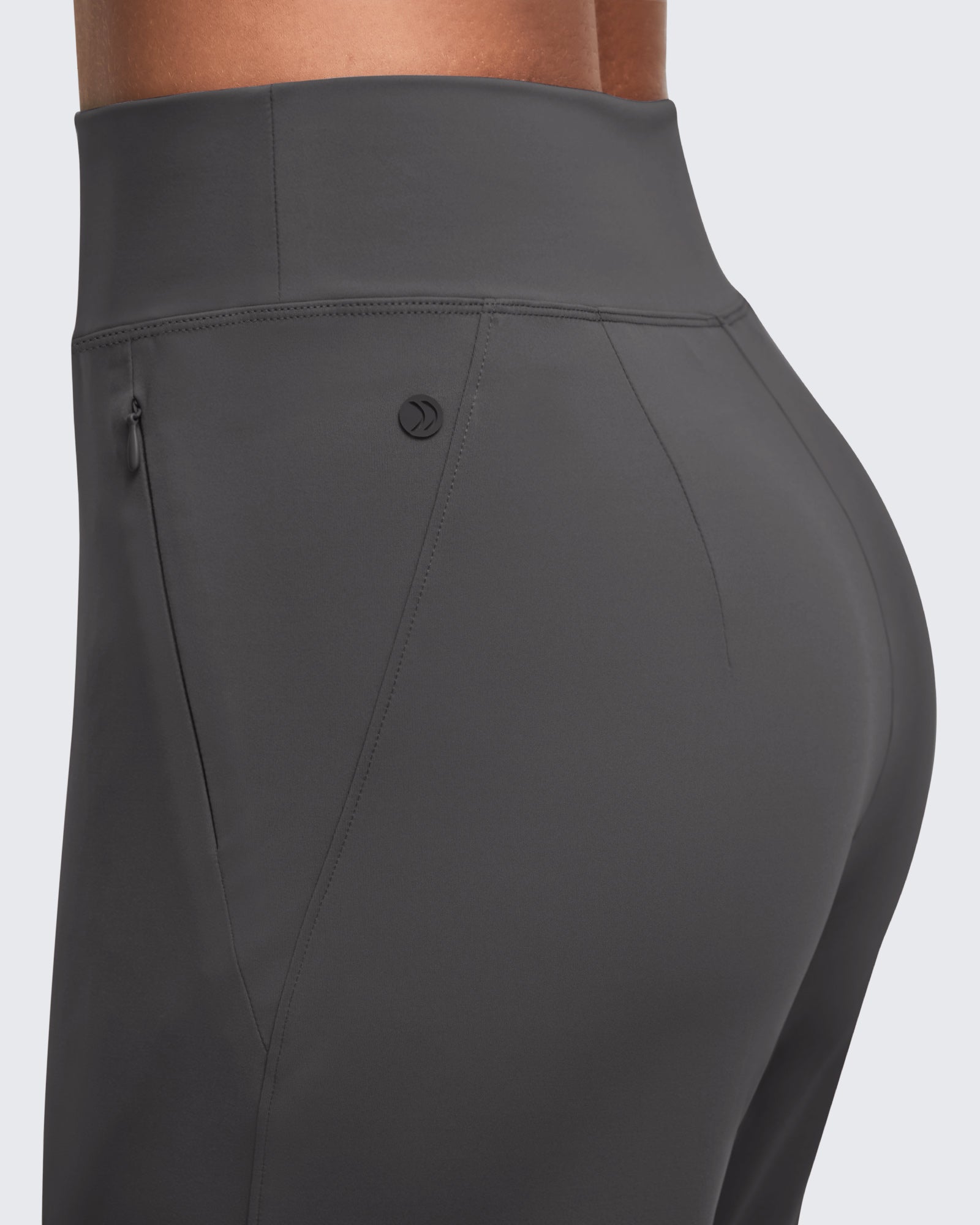 G4Free - ShiftReady High Waist Hidden Zipper Pockets Dress Pants -GF25D571AA-S