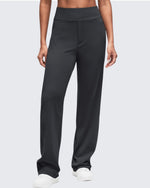 G4Free - ShiftReady High Waist Hidden Zipper Pockets Dress Pants -GF25D571AA-S