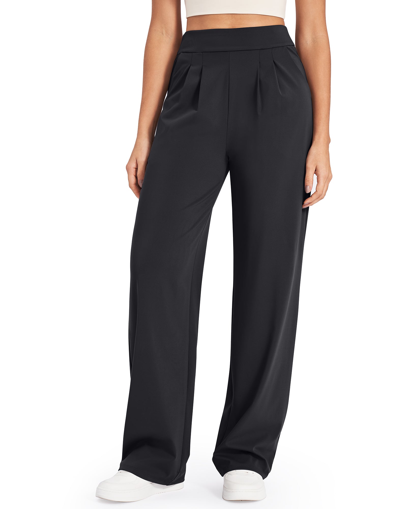 G4Free - ShiftReady High-Waist Work Wide Leg Pants -GF24J227AA-S