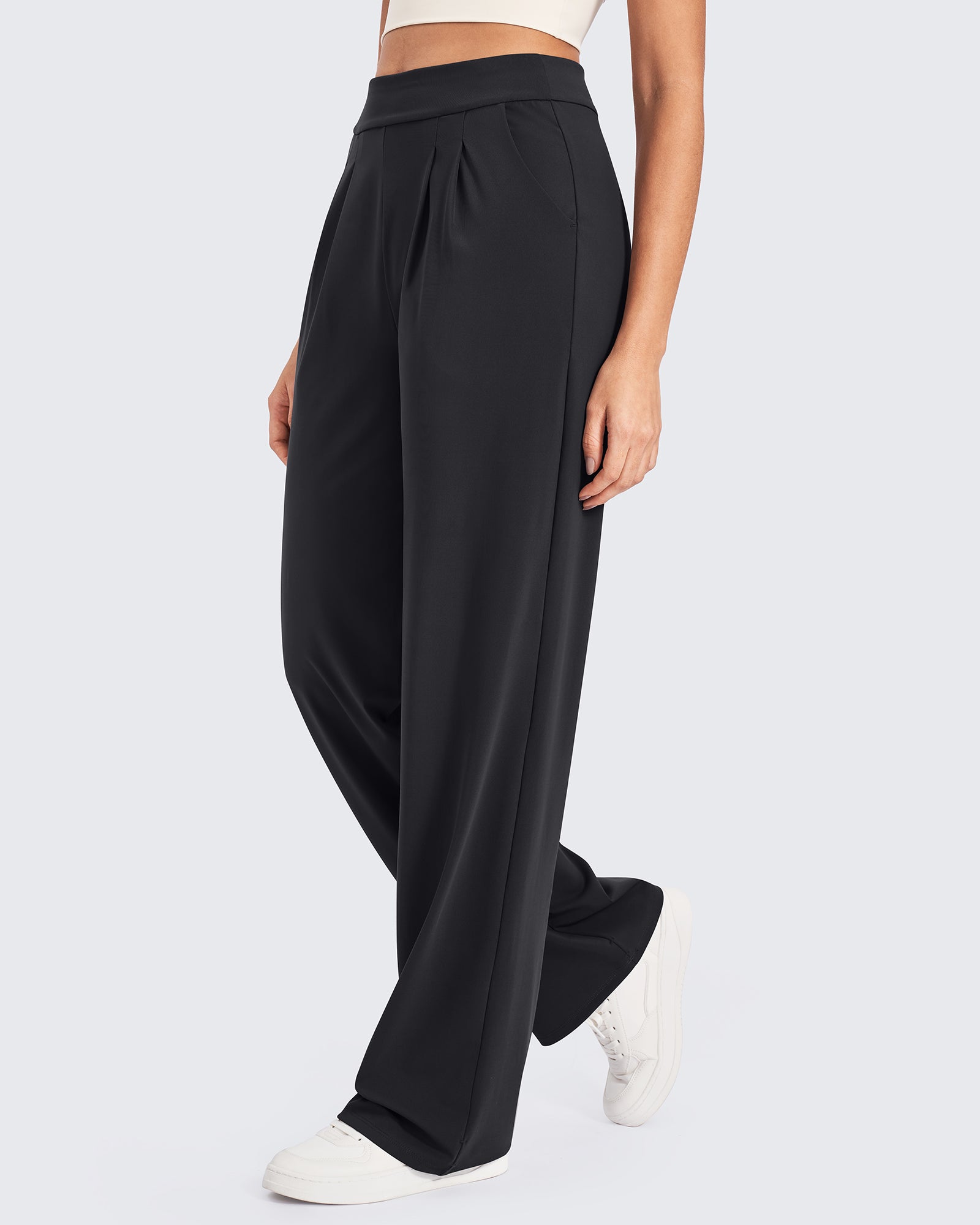 G4Free - ShiftReady High-Waist Work Wide Leg Pants -GF24J227AA-S