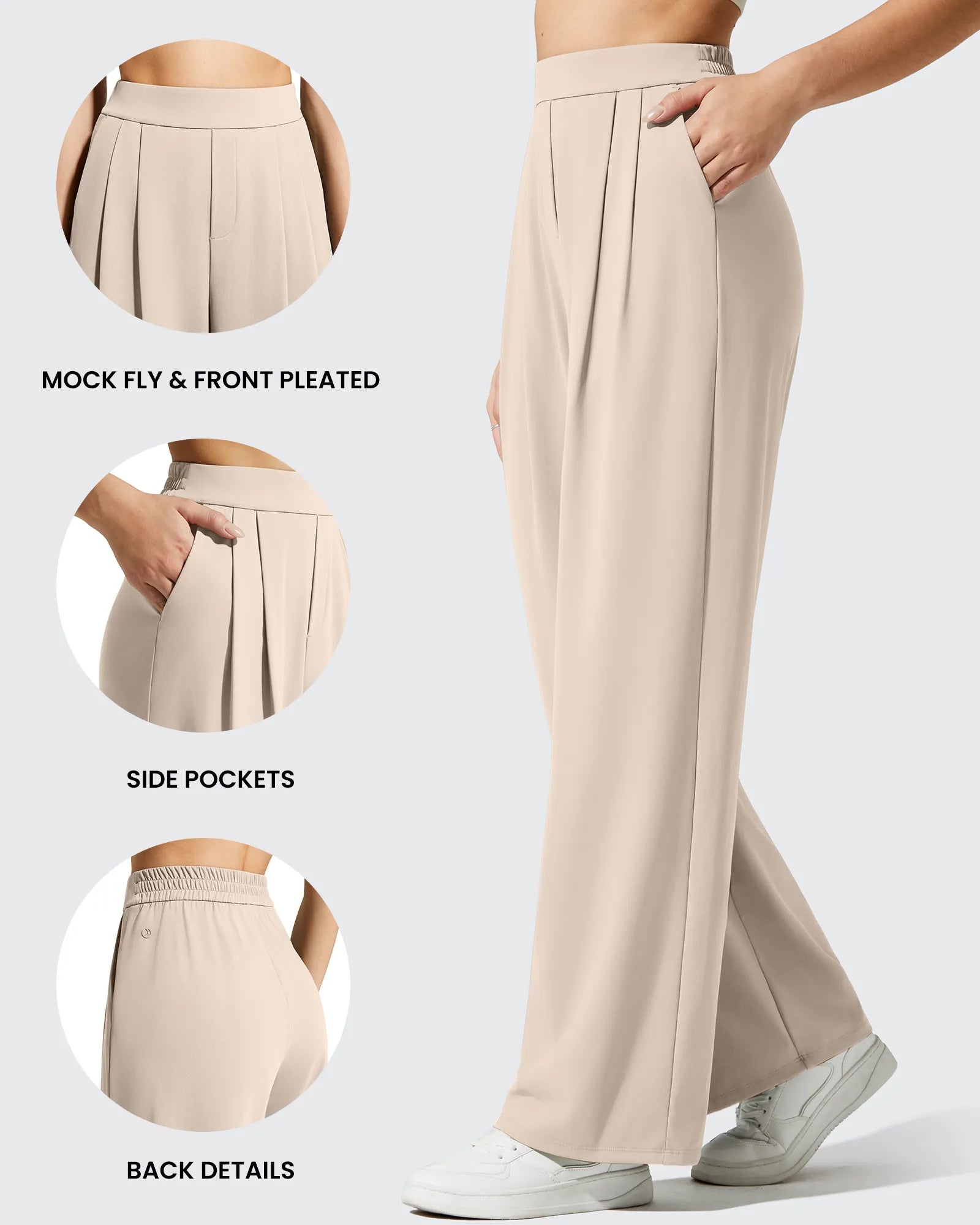 G4Free - ShiftReady High Waisted Dressy Casual Trousers -GF25J513AA-S