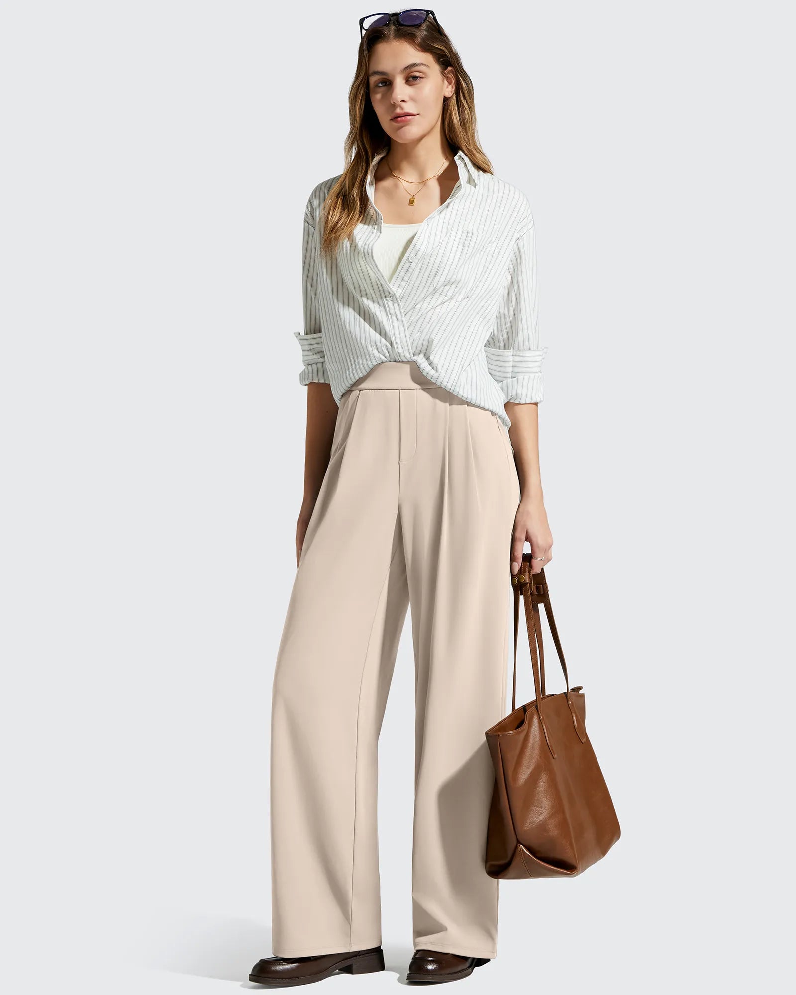 G4Free - ShiftReady High Waisted Dressy Casual Trousers -GF25J513AA-S