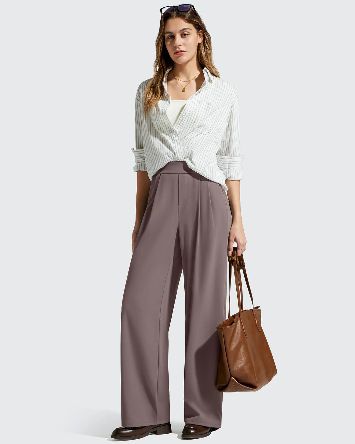 G4Free - ShiftReady High Waisted Dressy Casual Trousers -GF25J513AA-S