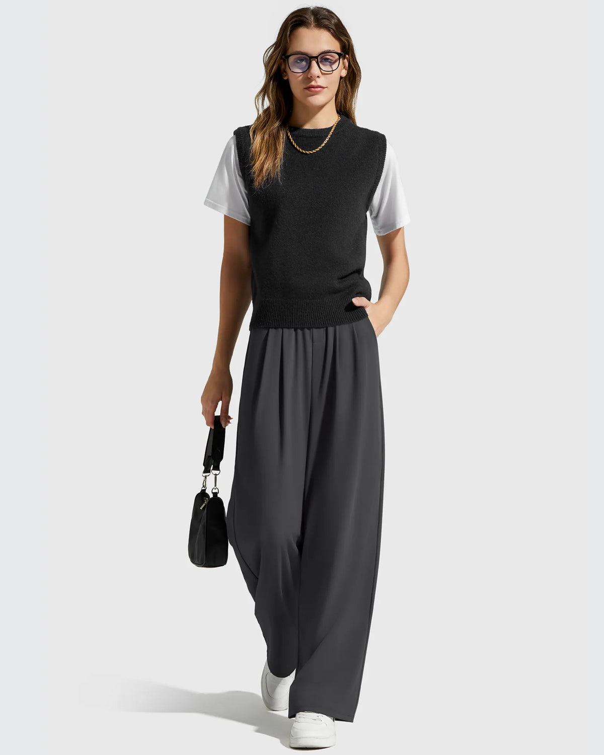 G4Free - ShiftReady High Waisted Dressy Casual Trousers -GF25J513AA-S