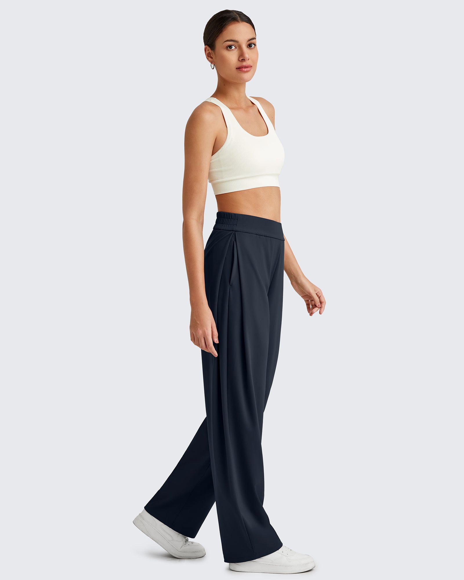 G4Free - ShiftReady High Waisted Wide Leg Dress Trousers -GF25J361CA-S