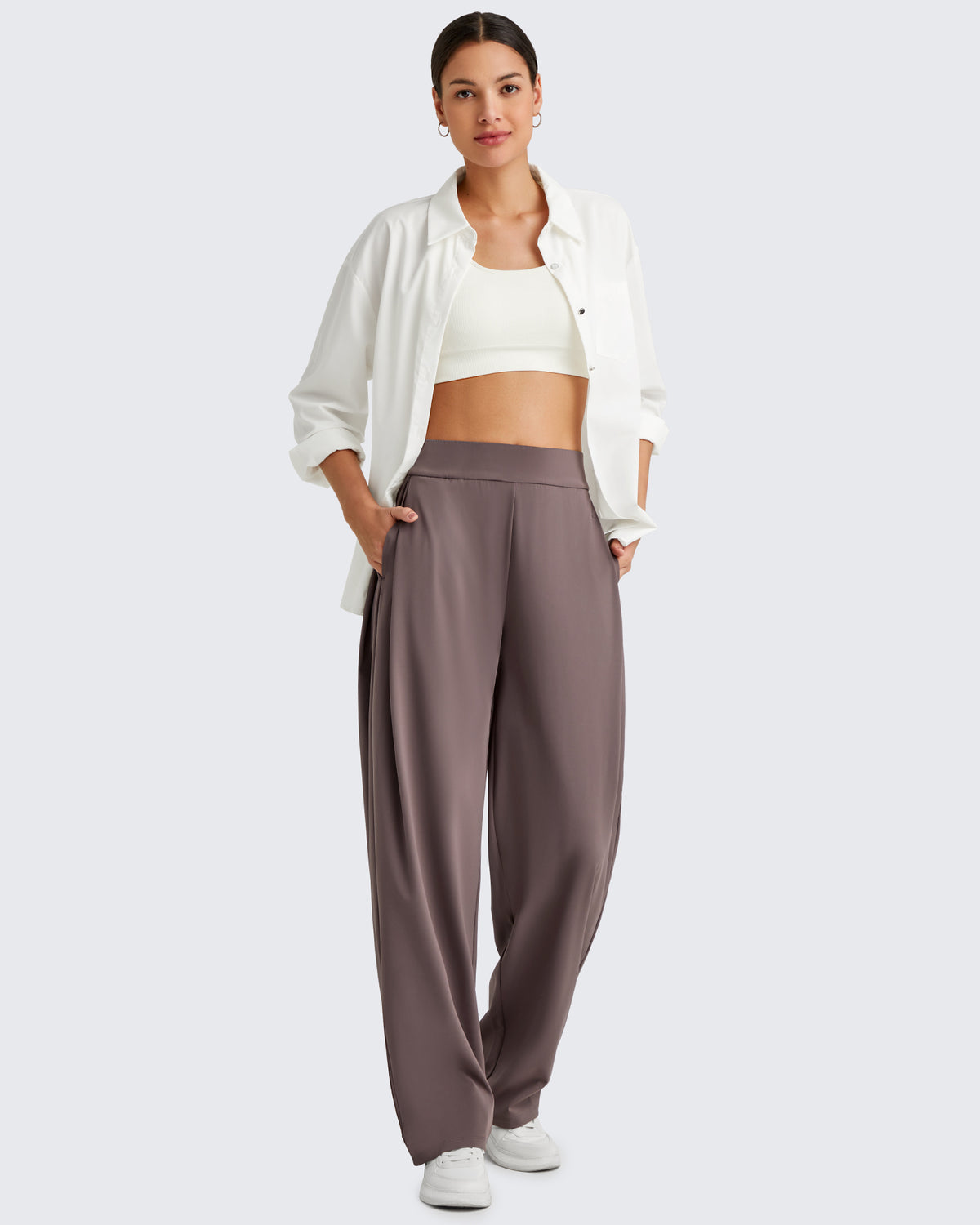 G4Free - ShiftReady High Waisted Wide Leg Dress Trousers -GF25J361CA-S