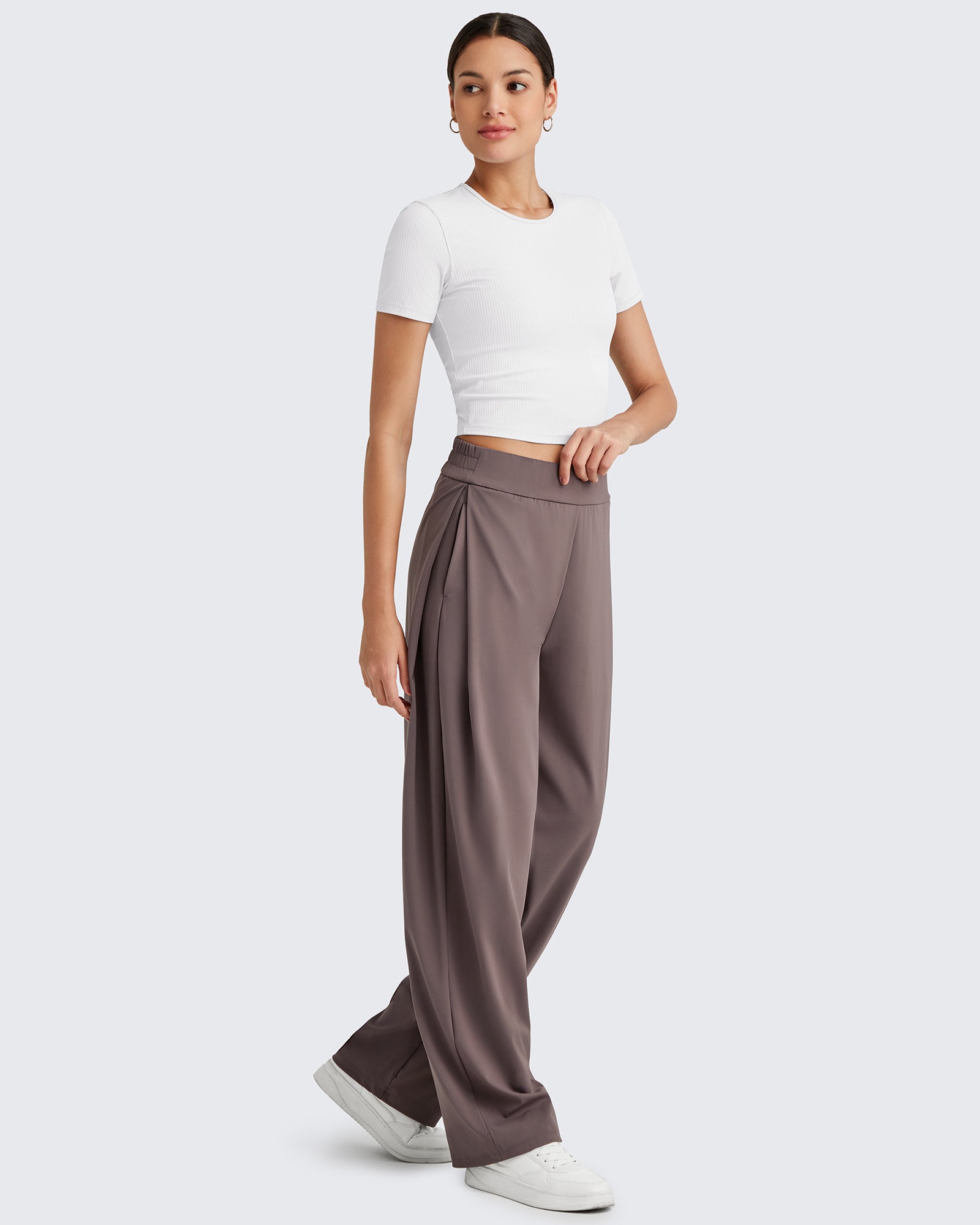G4Free - ShiftReady High Waisted Wide Leg Dress Trousers -GF25J361CA-S