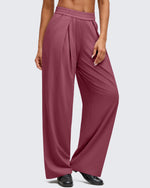 G4Free - ShiftReady Lightweight Front Pleat Wide Leg Pants -GF25J353DA-S