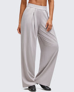 G4Free - ShiftReady Lightweight Front Pleat Wide Leg Pants -GF25J353DA-S