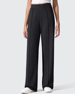 G4Free - ShiftReady Pockets Elastic Band Wide Leg Work Pants -GF25J691AA-S