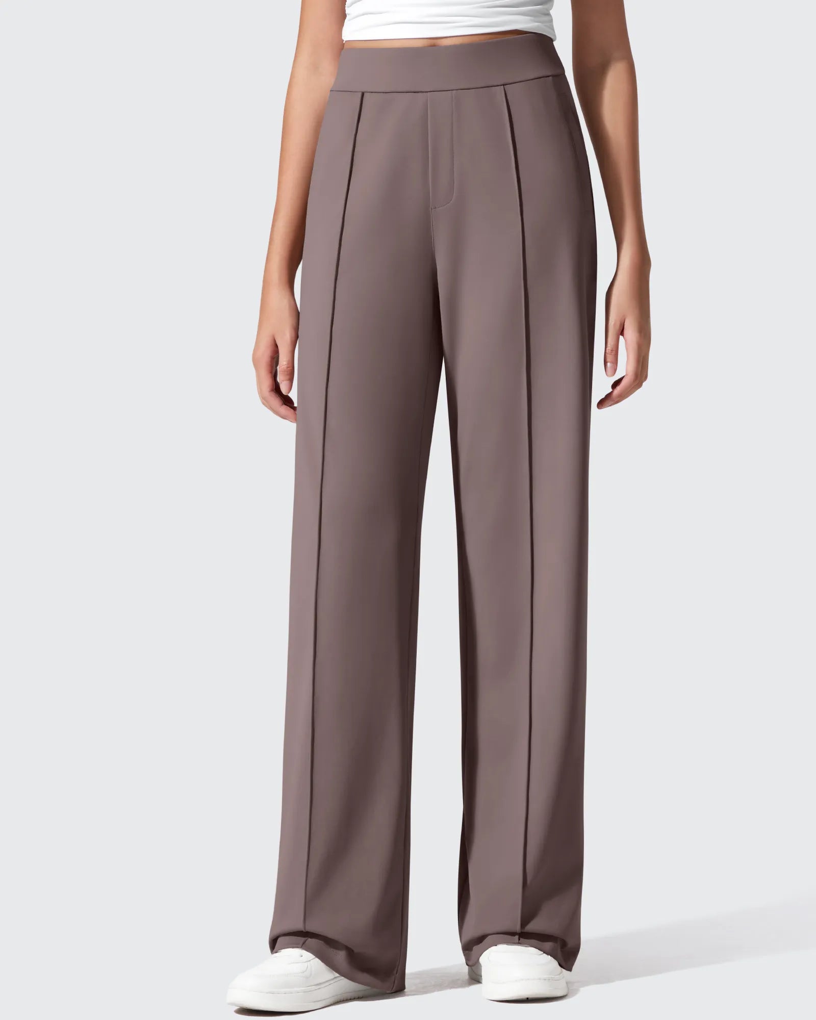 G4Free - ShiftReady Pockets Elastic Band Wide Leg Work Pants -GF25J691AA-S