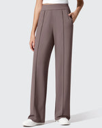 G4Free - ShiftReady Pockets Elastic Band Wide Leg Work Pants -GF25J691AA-S