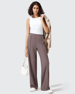 G4Free - ShiftReady Pockets Elastic Band Wide Leg Work Pants -GF25J691AA-S