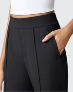 G4Free - ShiftReady Pockets Elastic Band Wide Leg Work Pants -GF25J691AA-S