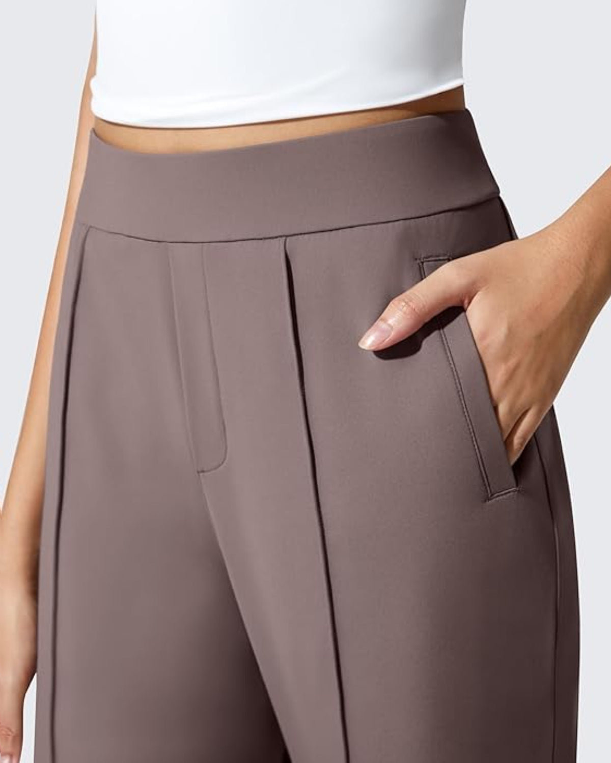G4Free - ShiftReady Pockets Elastic Band Wide Leg Work Pants -GF25J691AA-S
