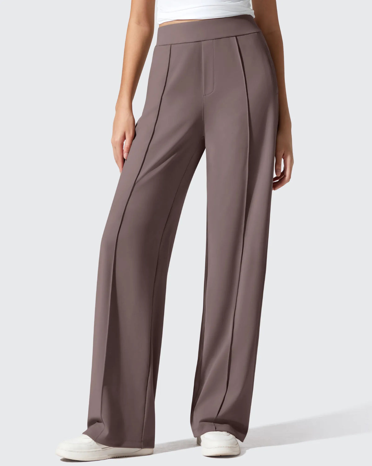 G4Free - ShiftReady Pockets Elastic Band Wide Leg Work Pants -GF25J691BA-S