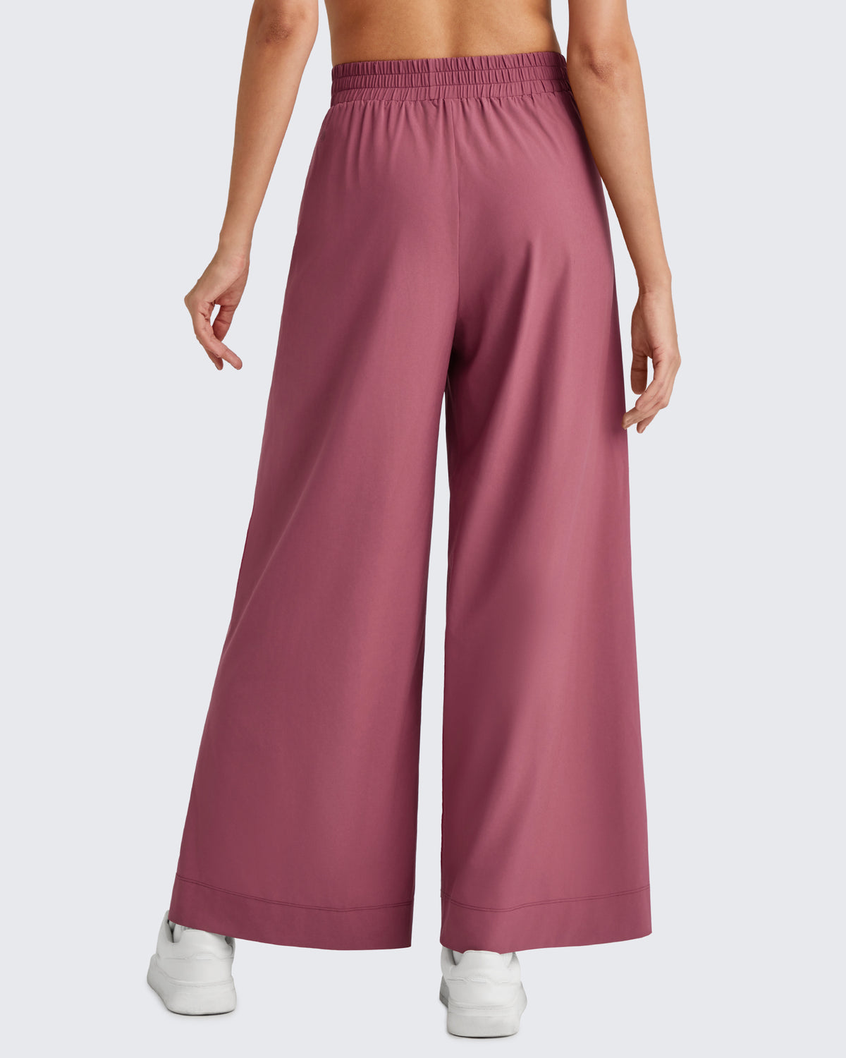 G4Free - ShiftReady Side Slit High-Rise Wide Leg Ankle Pants -GF25J403AA-S
