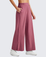 G4Free - ShiftReady Side Slit High-Rise Wide Leg Ankle Pants -GF25J403CA-S