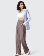 G4Free - ShiftReady Two Front Pleated Wide Leg Dress Pants -GF25J677AF-XS