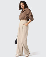 G4Free - ShiftReady Two Front Pleated Wide Leg Dress Pants -GF25J677AF-XS