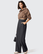 G4Free - ShiftReady Two Front Pleated Wide Leg Dress Pants -GF25J677AF-XS