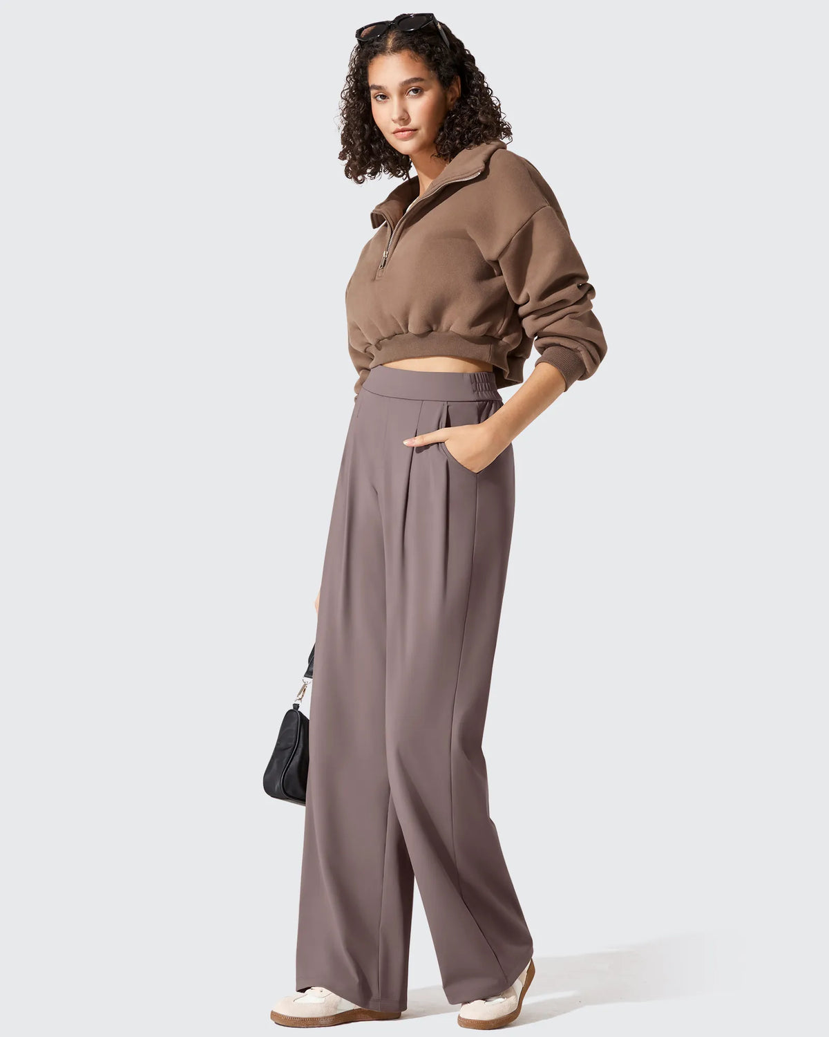 G4Free - ShiftReady Two Front Pleated Wide Leg Dress Pants -GF25J677AF-XS
