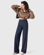 G4Free - ShiftReady Two Front Pleated Wide Leg Dress Pants -GF25J677AF-XS