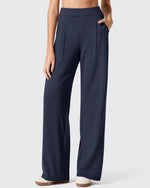 G4Free - ShiftReady Two Front Pleated Wide Leg Dress Pants -GF25J677AF-XS