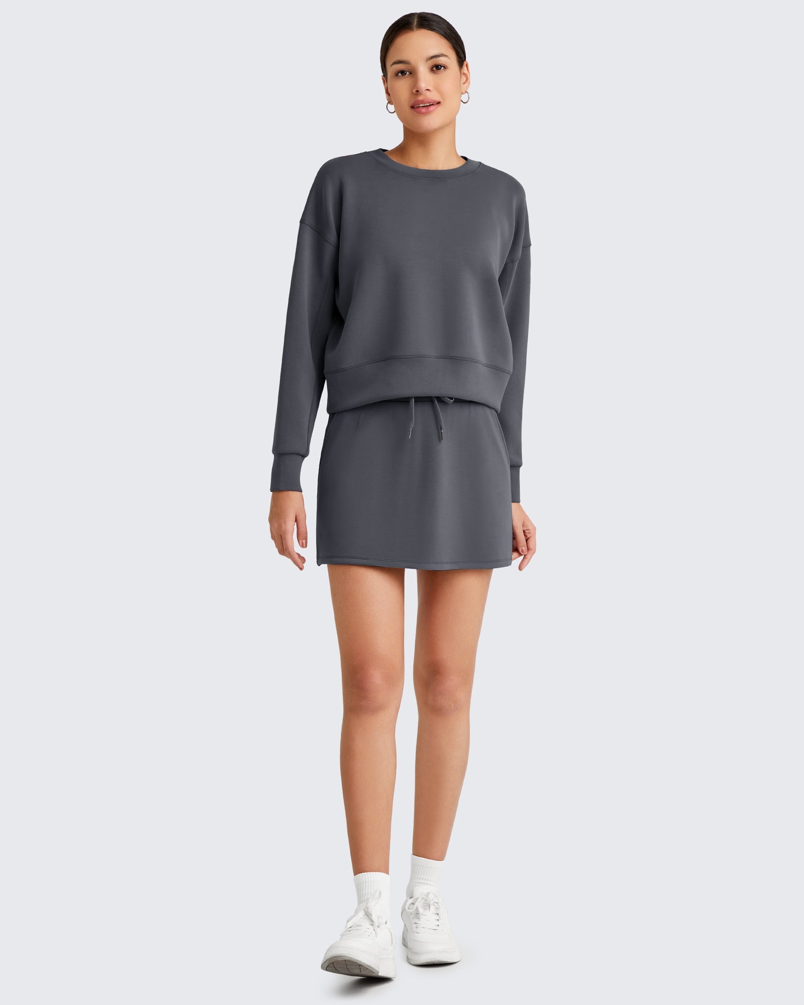 G4Free - Smoofit Casual Drawstring Sweat Skirts -GF25S404AA-S