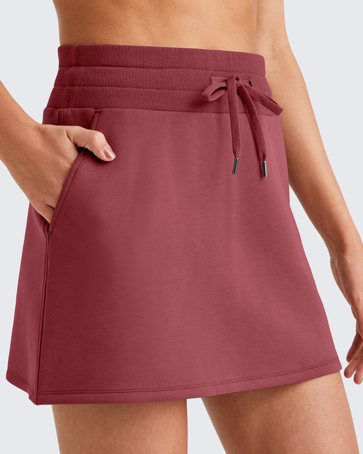 G4Free - Smoofit Casual Drawstring Sweat Skirts -GF25S404AA-S