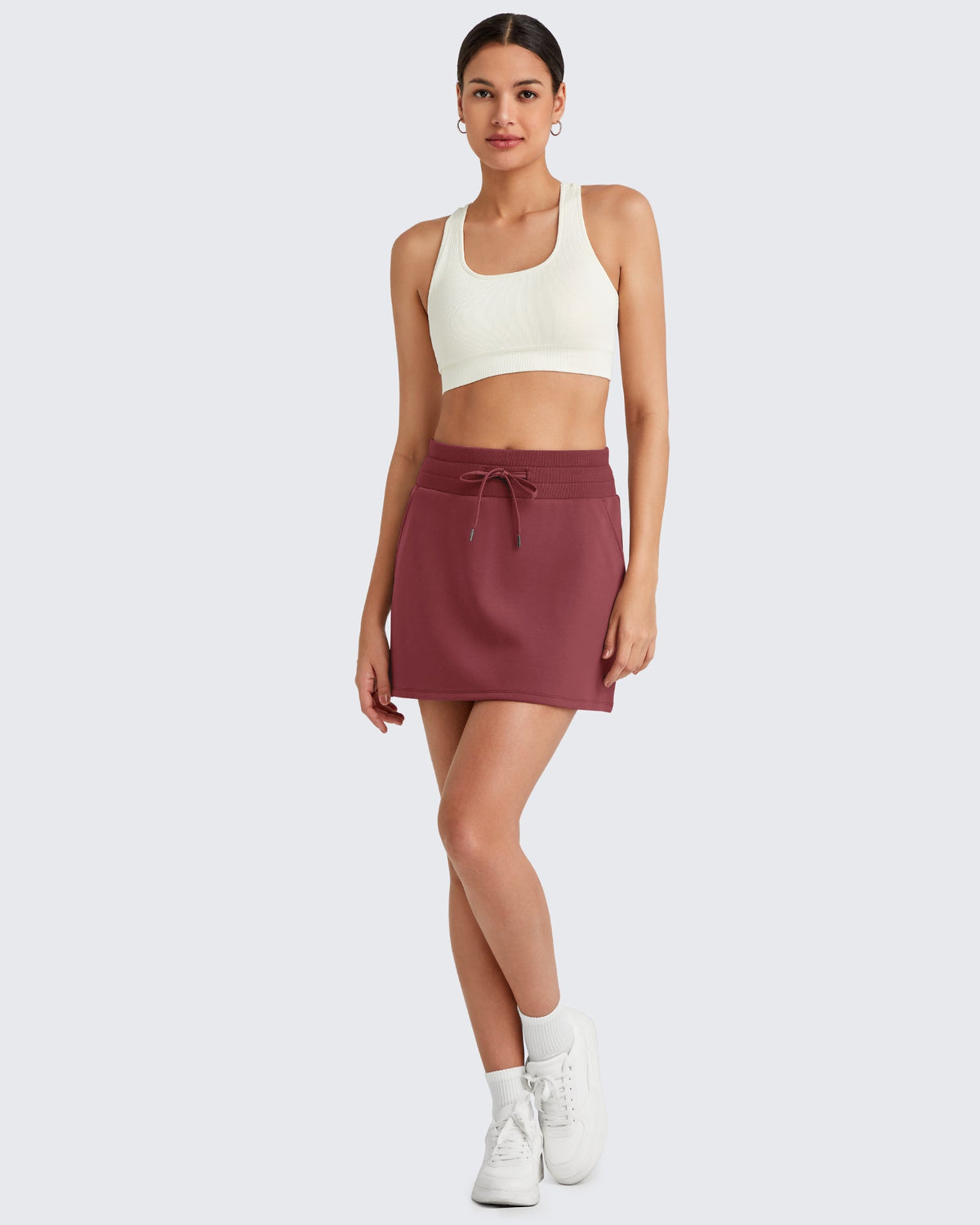G4Free - Smoofit Casual Drawstring Sweat Skirts -GF25S404AA-S
