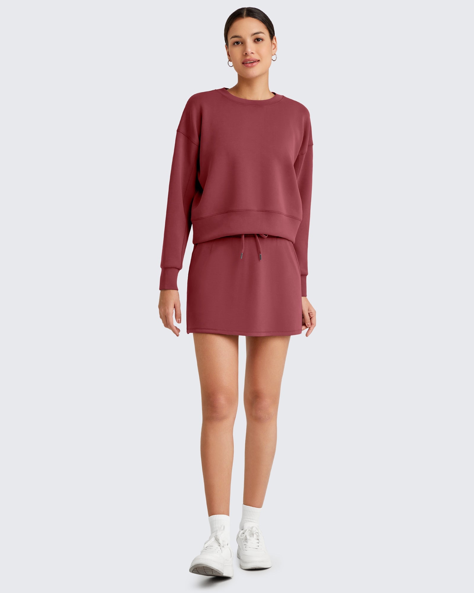 G4Free - Smoofit Casual Drawstring Sweat Skirts -GF25S404AA-S