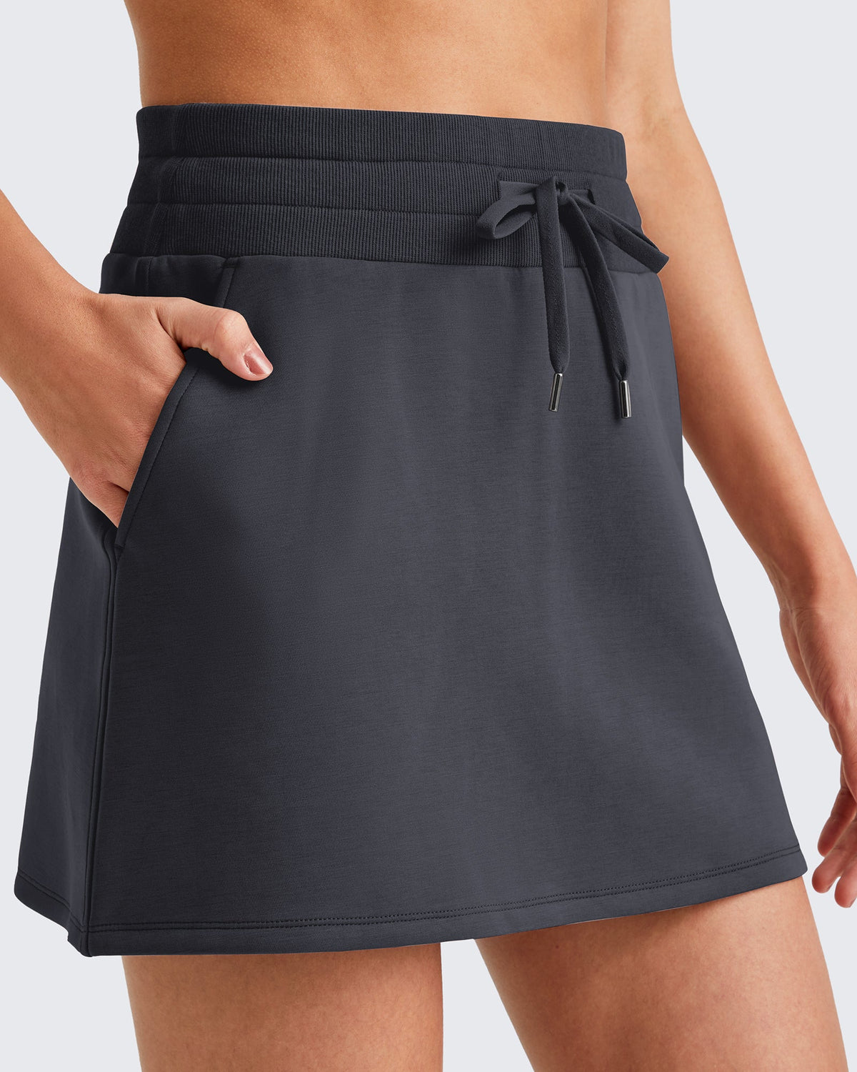 G4Free - Smoofit Casual Drawstring Sweat Skirts -GF25S404AA-S