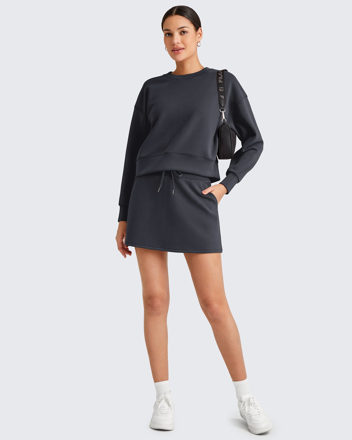 G4Free - Smoofit Casual Drawstring Sweat Skirts -GF25S404AA-S