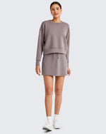 G4Free - Smoofit Casual Drawstring Sweat Skirts -GF25S404AA-S