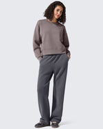 G4Free - Smoofit Crewneck Pullover Loose Sweatshirts -GF25F431AF-XS