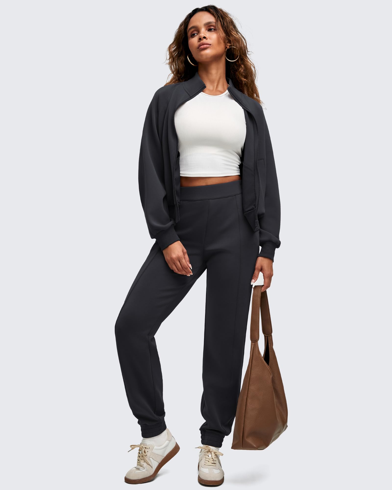 G4Free - Smoofit Elastic Waist Pull Pockets Joggers Pants -GF25D552AF-XS