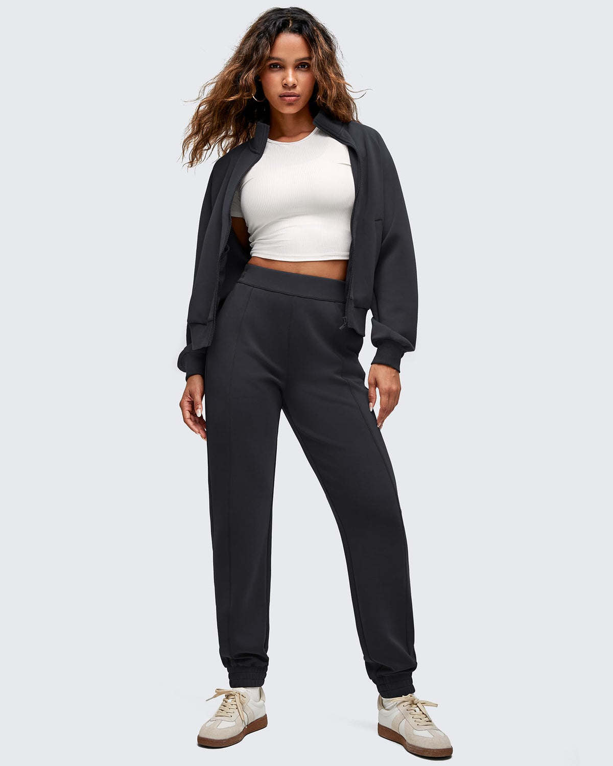 G4Free - Smoofit Elastic Waist Pull Pockets Joggers Pants -GF25D552AF-XS