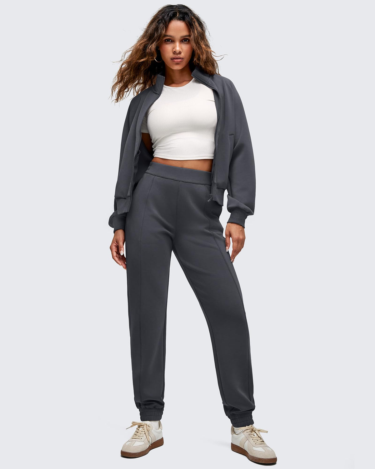 G4Free - Smoofit Elastic Waist Pull Pockets Joggers Pants -GF25D552AF-XS