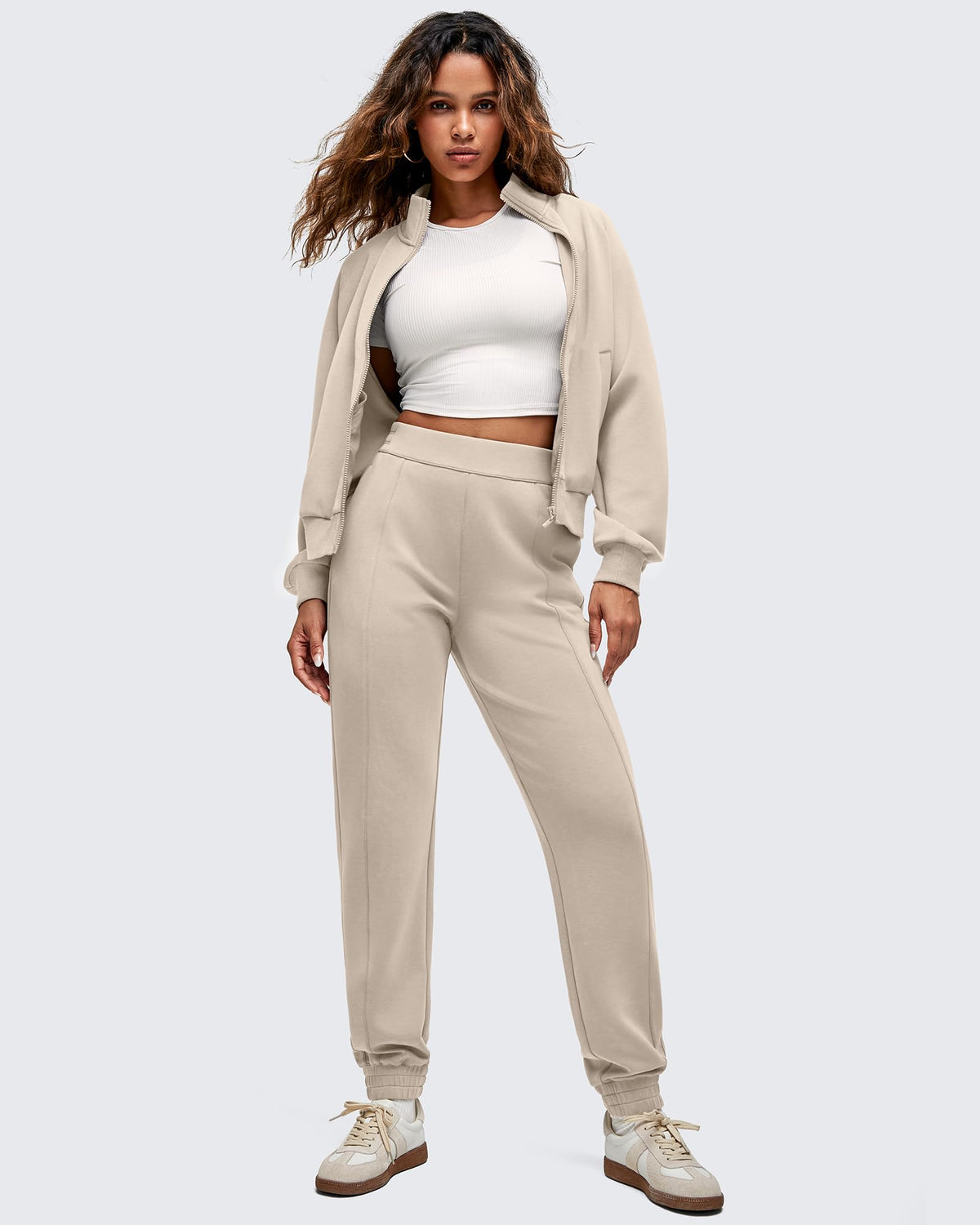 G4Free - Smoofit Elastic Waist Pull Pockets Joggers Pants -GF25D552AF-XS
