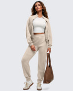 G4Free - Smoofit Elastic Waist Pull Pockets Joggers Pants -GF25D552AF-XS