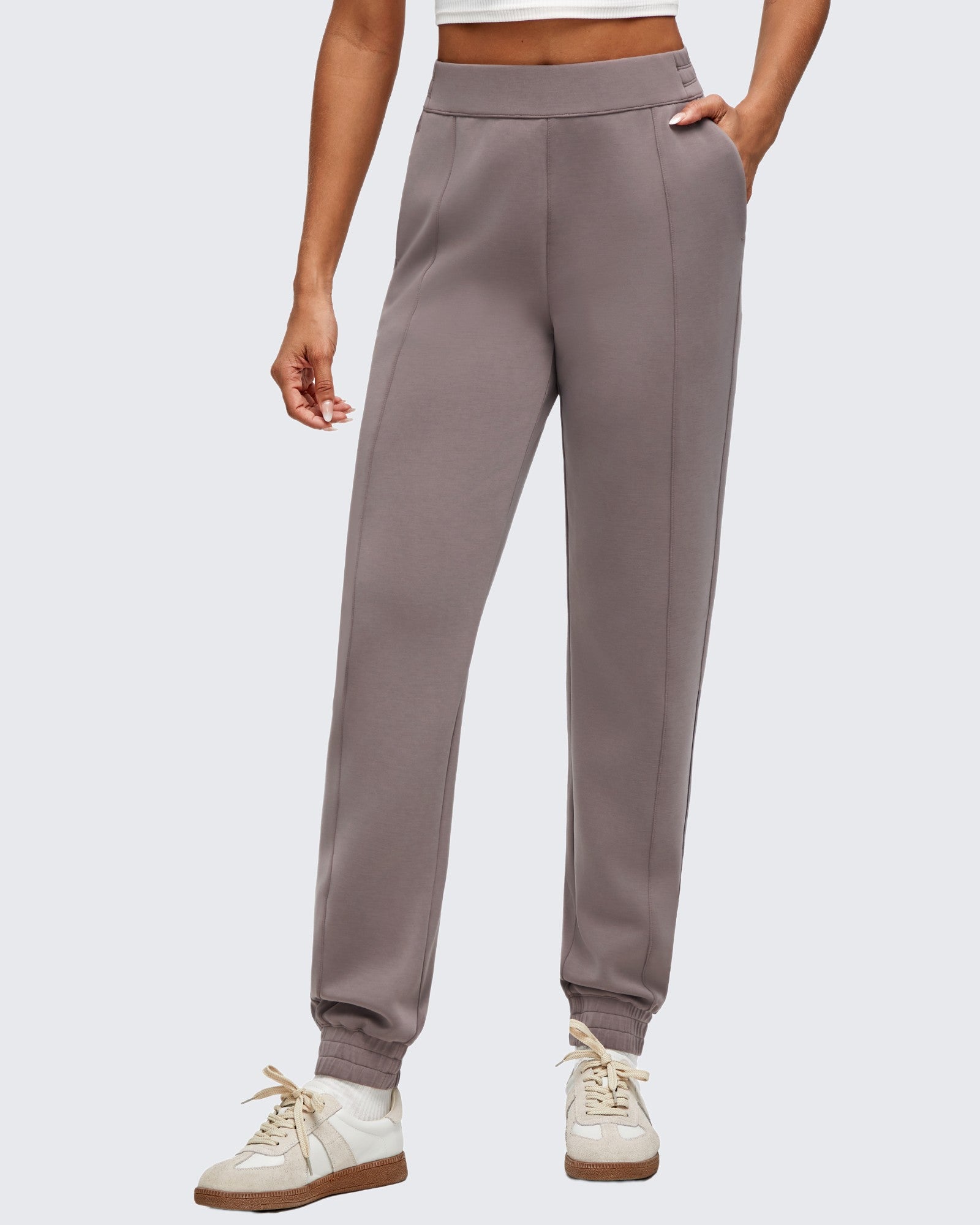 G4Free - Smoofit Elastic Waist Pull Pockets Joggers Pants -GF25D552AF-XS