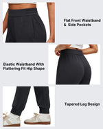 G4Free - Smoofit Elastic Waist Pull Pockets Joggers Pants -GF25D552AF-XS