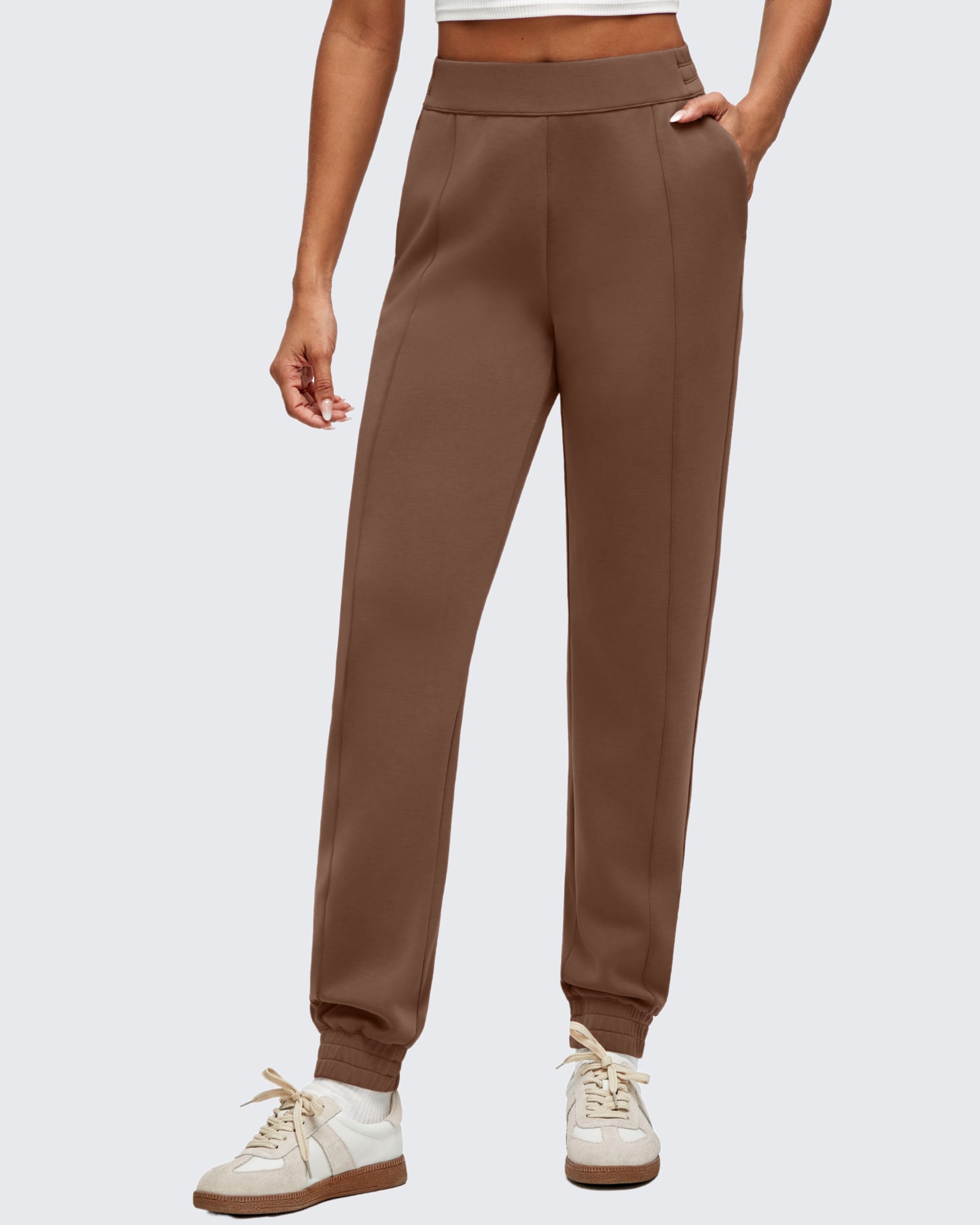 G4Free - Smoofit Elastic Waist Pull Pockets Joggers Pants -GF25D552AF-XS