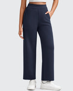 G4Free - Smoofit Elastic Waist Wide Leg Ankle Sweatpants -GF25J524AA-S