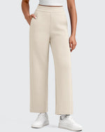 G4Free - Smoofit Elastic Waist Wide Leg Ankle Sweatpants -GF25J524AA-S