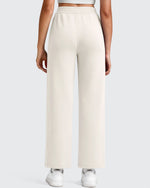 G4Free - Smoofit Elastic Waist Wide Leg Ankle Sweatpants -GF25J524AA-S