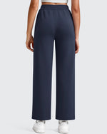 G4Free - Smoofit Elastic Waist Wide Leg Ankle Sweatpants -GF25J524AA-S