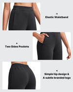 G4Free - Smoofit Elastic Waist Wide Leg Ankle Sweatpants -GF25J524AA-S