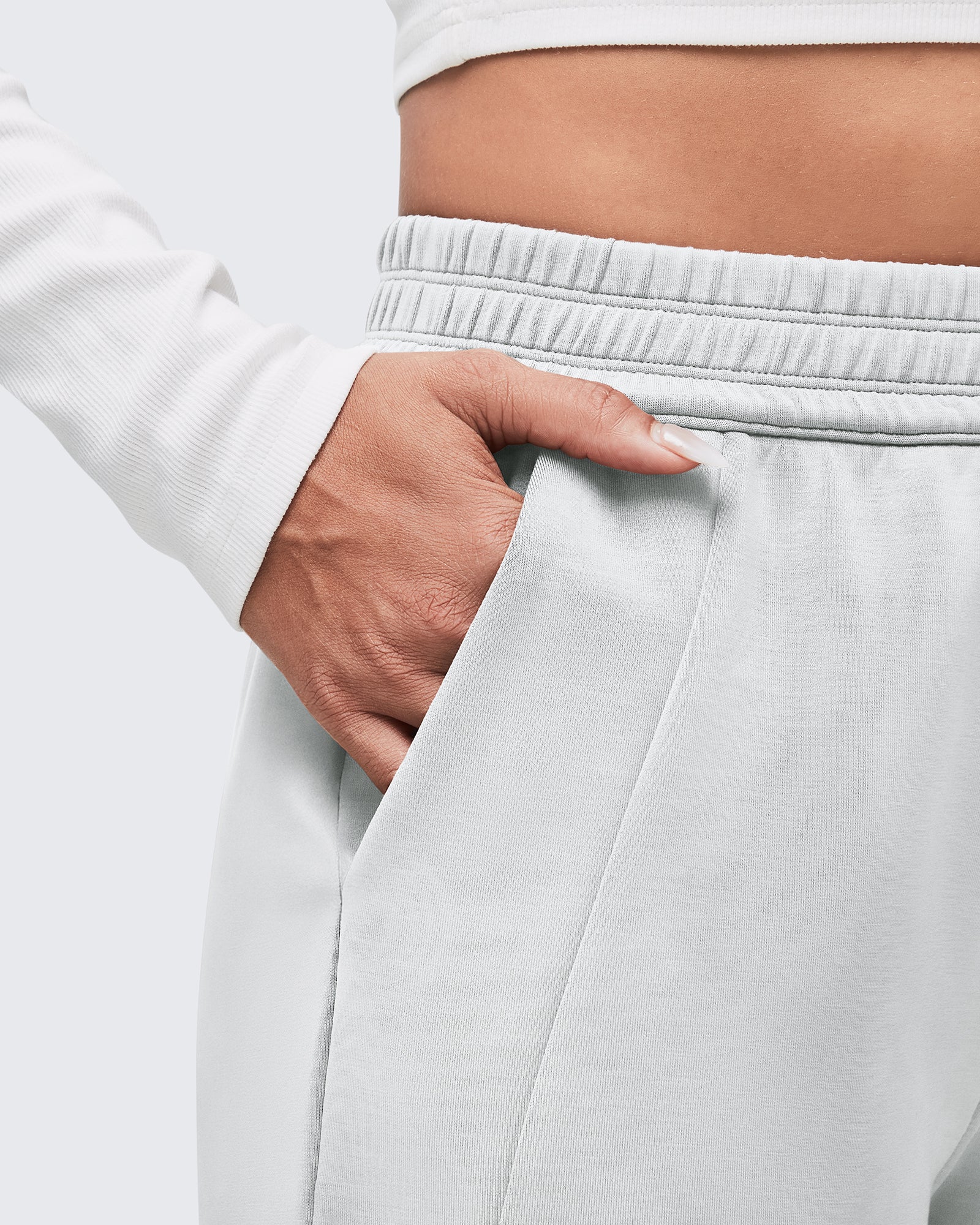 G4Free - Smoofit Elastic-Waist Wide Leg Sweatpants Regular -GF25J510AA-S